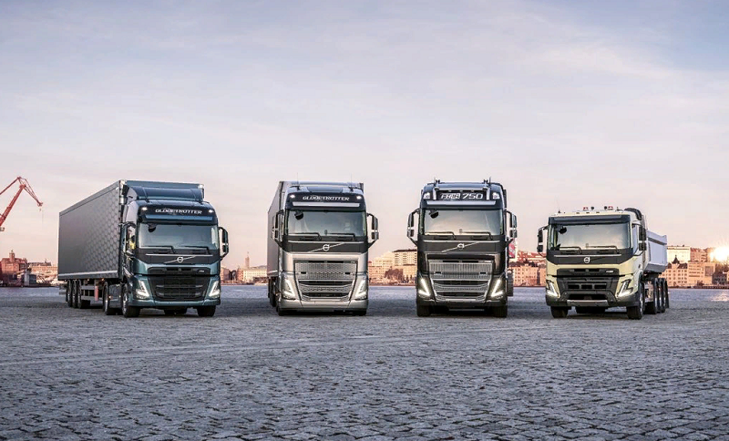 новая линейка грузовиков Volvo